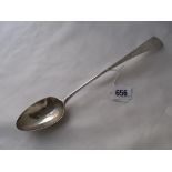 Exeter OE pattern basting spoon 1795 by RF 70g