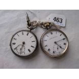 Silver case pocket watch Acme also another