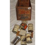 Lipisewooden vintage box and contents