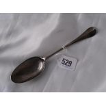 Bottom struck rat tail table spoon Lon. 1725 36g