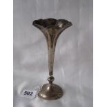 Trumpet shaped spill vase 6” high Lon. 1901