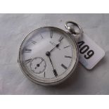 Waltham silver pocket watch