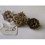 Antique 9ct brooch 4.2g