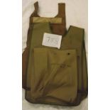 One ammunition bag waist coat and one jungle emergency bag