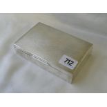 Rectangular slim cigarette box 5.5” wide Sheff 1914 by WH