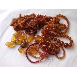 Large quantity of Baltic Amber beads