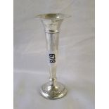 Trumpet shaped spill vase 6” high