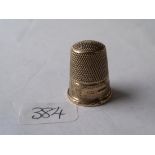 9ct gold thimble 5g