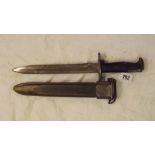 US M1 Bayonet with 10” blade dated 1943