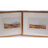 WEST COUNTRY SCHOOL – Pair of Dartmoor scenes -4 x 7