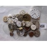 A bag of watch movements