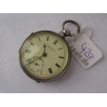 Gents silver pocket watch by Raimont