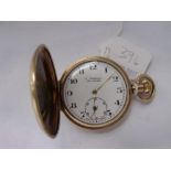 Gents RG hunter pocket watch