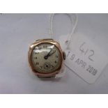 Ladies small 9ct wrist watch 8g inc