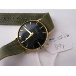 Rodania black faced wristwatch