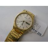 Seiko gents gilt wrist watch