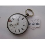 Continental gents slim pocket watch