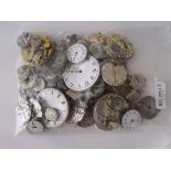 Bag watch movements