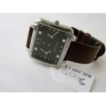 Rusano Gents rectangular cased wrist watch