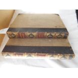 TRUSLER, J. (ed.) The Works of William Hogarth... 2 vols. 1833, London, 4to cont. hf. cf. engrvd.