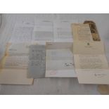 AUTOGRAPHED LETTERS 1 ALS & 2 TLS from Margaret Drabble to Denis Lemon, a TLS from Edmund White to