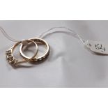 Two 9ct dress rings 3.4g