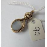 19thc gold spinning fob 6.8g