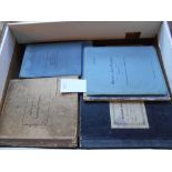 AVIATION a box of booklets etc. incl. RAF logbook Fl. Sgt. Lovett (wireless operator, Transport