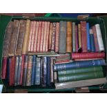 VARIOUS a box of bindings etc. mostly literature