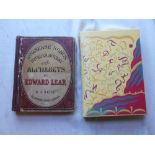 LEAR, E. Nonsense Songs, Stories, Botany and Alphabets 4th.thousand 1872, London, 8vo orig.