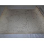 MAPS 12 Ordnance Survey 25 inch to mile, c. 1885-90, 1 Wiltshire, 6 Somerset & 5 Devon, all cold.