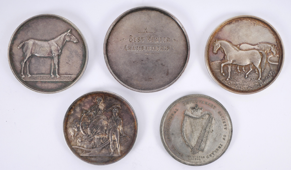 1847-1921 Agricultural medals, North Wicklow and Kildare. Royal Agricultural Improvement Society