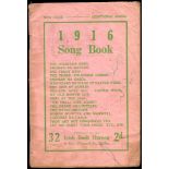 1916 Eamon Ceannt Last Letter before execution cyclostyle print, 1916 Song Book, etc. Also with 1949