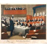 1843 The State Trial of Daniel O'Connell A colour aquatint depicting O'Connell addressing the Court,