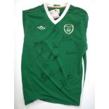 2011 Carling Nations Cup, jersey signed by the Republic of Ireland team.