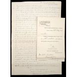 1908 Royal Irish Constabulary whistleblower. Statements and letters dealing with alleged bullying,