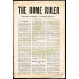 1886 (June 5) The Home Ruler and Advocate of Imperial Parliamentary Federation, newspaper, Vol I.