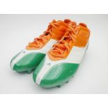 American Football, 2012 Emerald Isle Classic, Dublin, Notre Dame Tricolour boots. Adidas Irish "