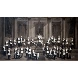 1897 Freemasonry, Grand Lodge of Ireland, Committee of Charity, photo-montage. A large print by