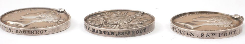 Indian Mutiny Medal group of three to Connaught Rangers Drummer. John Martin. 1858 Indian Mutiny - Image 4 of 4