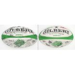 Rugby 2013-2014 Benetton Treviso - Squad signed Rugby Ball and Squad signed jersey.