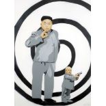 Kim Jong-un and Mini Me by Solus. The North Korean leader depicted with the baddie from Austin