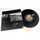 U2 Joshua Tree album, signed by all four band members. Island Records, 90581-1, vinyl LP, signed