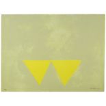William Scott CBE RA (1913-1989) FIRST TRIANGLES, FROM A POEM FOR ALEXANDER, 1972 screenprint; (
