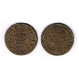 James II "Gunmoney" halfcrown (large), 1690 Mar: Weakly struck, with hint of original lustre,