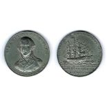 1798 medal commemorating the defeat of the French Navy off Donegal. BREST SQUADRON DEFEATED OFF TORY