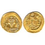 Roman Empire. Honorius, 393-423 AD, gold solidus Constantinople mint, Seaby 4243, good very fine.