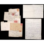 1916-1923 Prison letters, Frongoch and Ballykinlar. A two-page letter with envelope, postmarked 28