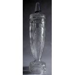 1967 Cork Film Festival, Waterford Glass Award. A Waterford Glass cut glass baluster-shaped award,