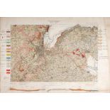 1904 Map of Belfast, Geological Survey of Ireland. Ordnance Survey Office, Southampton, 1904. A